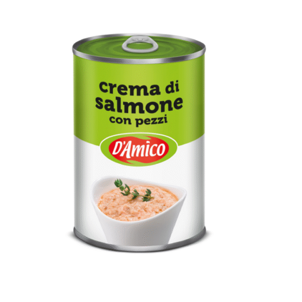 CRÈME DE SAUMON AVEC MORCEAUX  400G