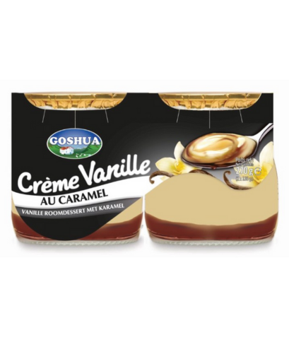CRÈME AUX OEUFS  AVEC CARAMEL 2*135G