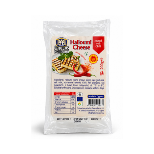 CHILLI HALLOUMI CHEESE 200G